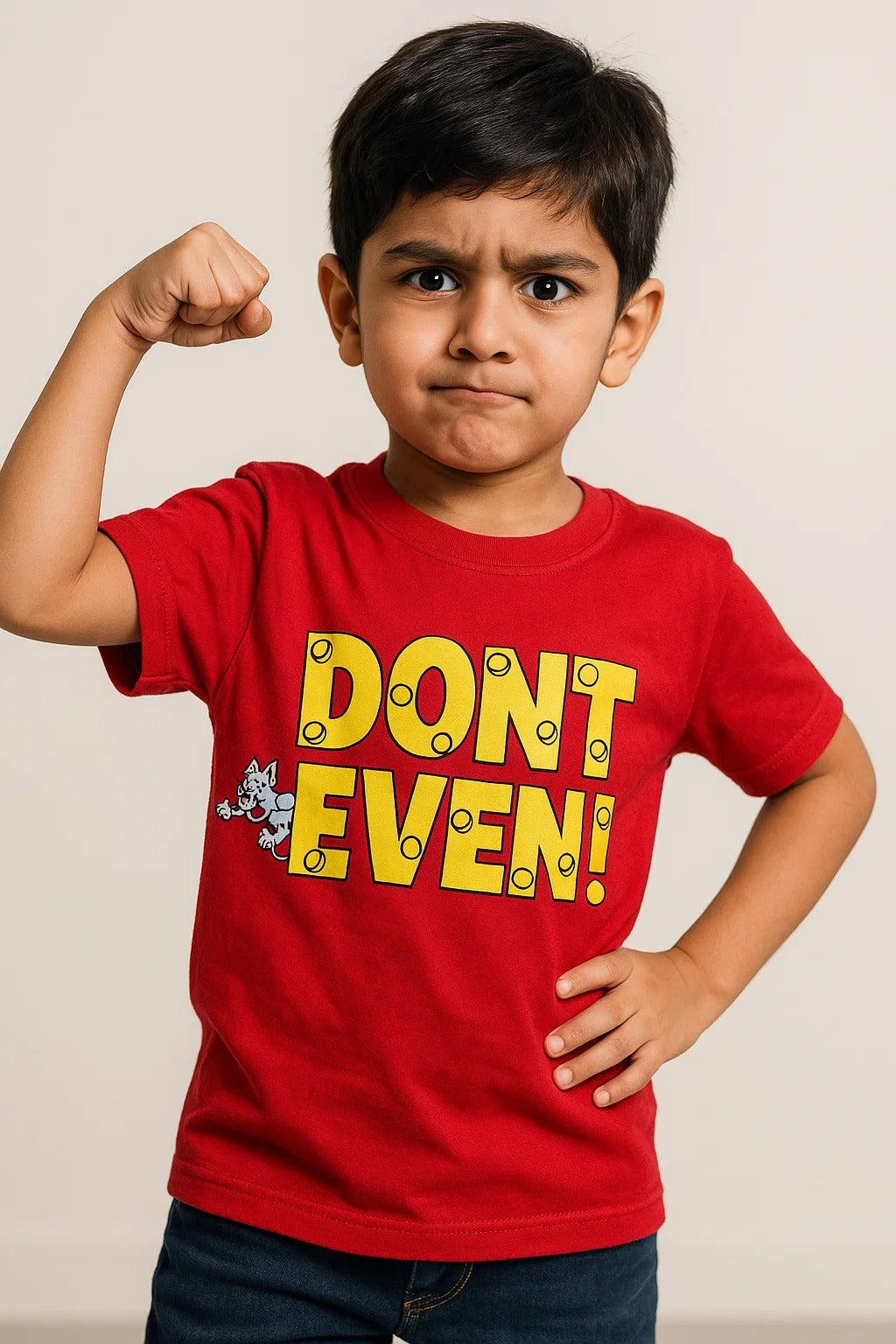 “Don’t Even” Bold Graphic Tee – Kids' Casual T-Shirt