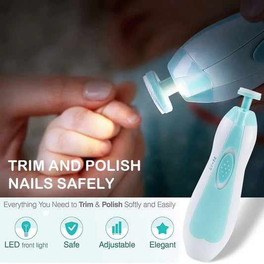 Electric Baby Nail Trimmer Set – Safe Nail Care Kit for Babies & Adults