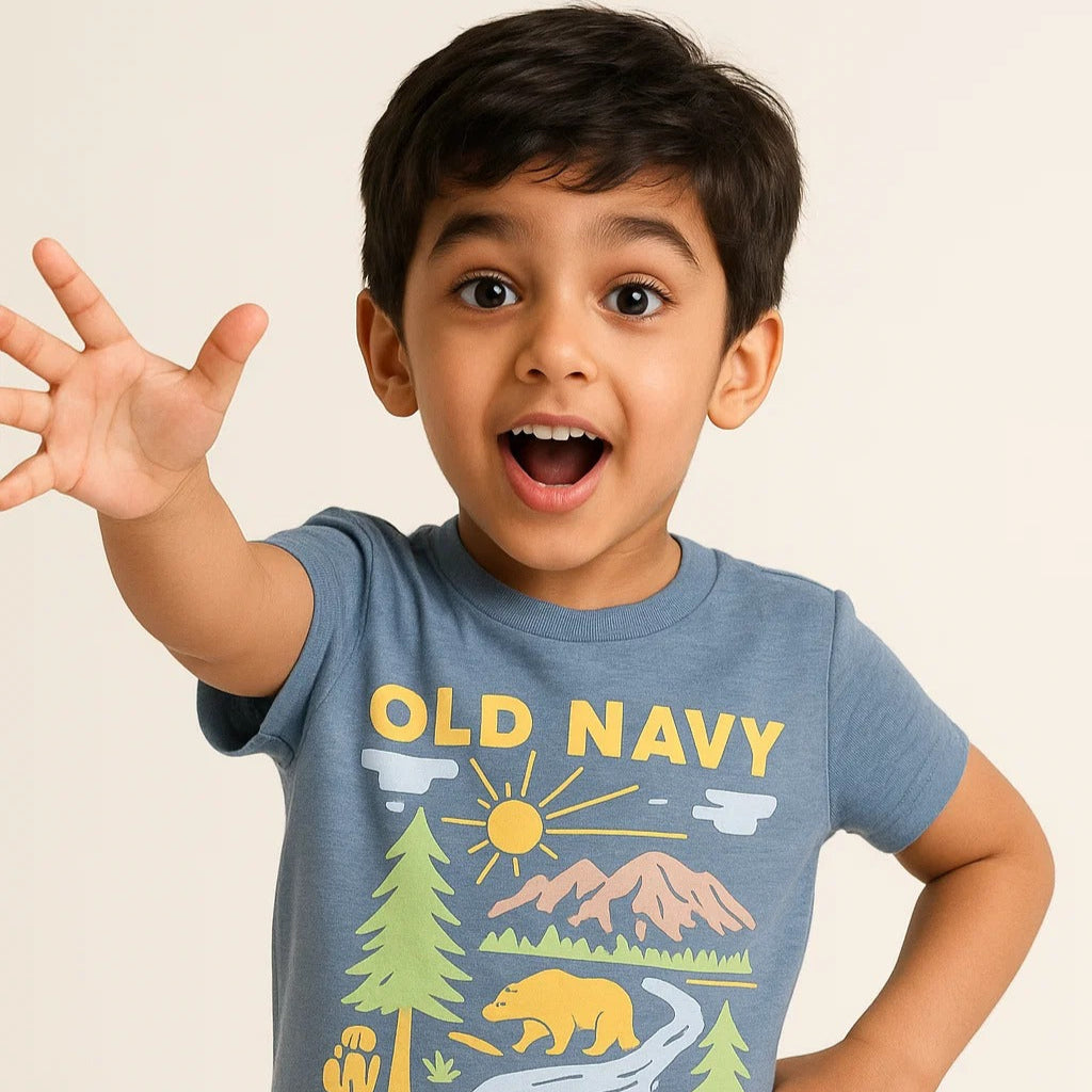 Adventure Bear Tee - Kids' Graphic T-Shirt