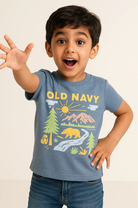 Adventure Bear Tee - Kids' Graphic T-Shirt